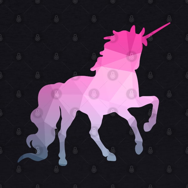 Abstract Unicorn Pink by Shawnsonart